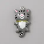 Opaque Resin Cat Pendants