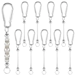 10Pcs Aluminum with Rock Climbing Carabiners