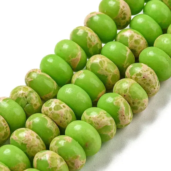 Synthetic Imperial Jasper Dyed Beads Strands