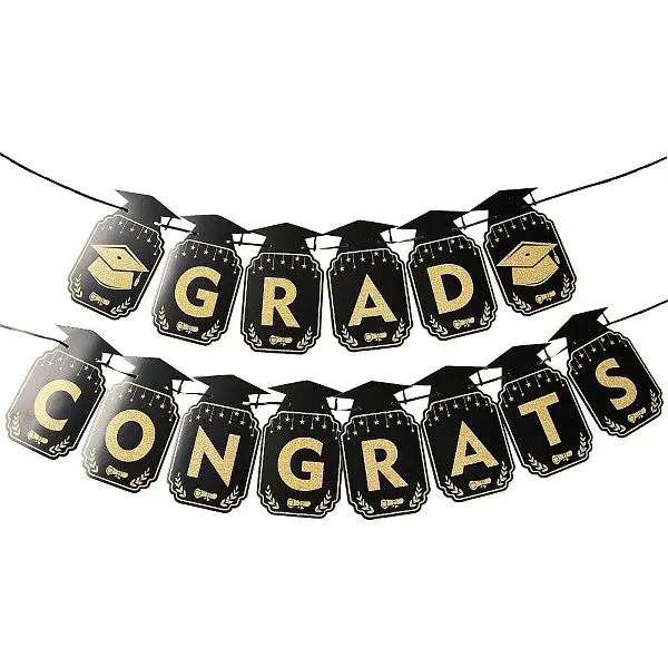 Congrats Grad Paper Hanging Banner