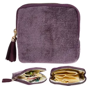 Velvet Jewelry Storage Zipper Pouches