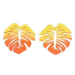 Spray Painted Iron Pendants