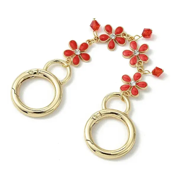 Zinc Alloy Spring Gate Rings Bag Extension Chains