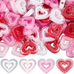 80Pcs 4 Colors Acrylic Beads