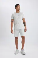 DEFACTO Fit Slim Fit Slim Cut Sportsman Standard Leg Shorts