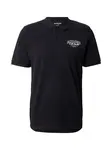 JACK & JONES Tričko 'JJMAKOTO'  čierna / biela