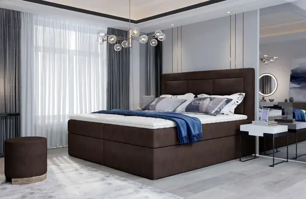 Boxspring Vivre Rozměr: 140 x 200 cm, látka: Dora 28