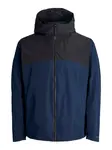JACK & JONES Prechodná bunda 'JJESoho'  námornícka modrá / čierna