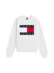 Tommy Jeans Mikina  námornícka modrá / červená / biela
