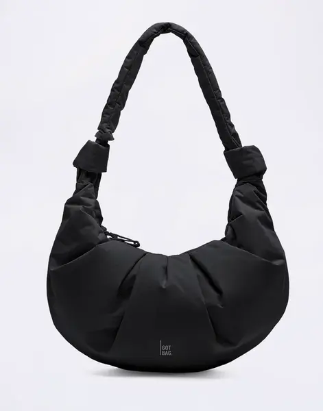 Got Bag Pleat Moon Bag Large black