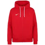 NIKE Športová mikina so zipsom 'Park 20'  čerešňová / biela