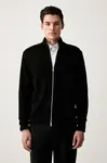 Calvin Klein rozepínací svetr pánský vlněný