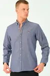 G674 DEWBERRY MEN'S SHIRT-DENIM BLUE-2