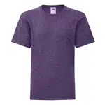 Purple children's t-shirt in combed cotton Fruit of the Loom