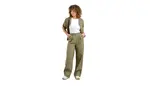 Nohavice Dedicated Pants Vickleby Linen Leaf Green