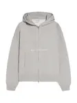 Bershka Tepláková bunda  svetlosivá