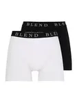 BLEND Boxerky 'Ned'  čierna / biela