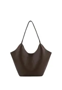 Seidenfelt Shopper 'Nelma Tulip'  tmavohnedá
