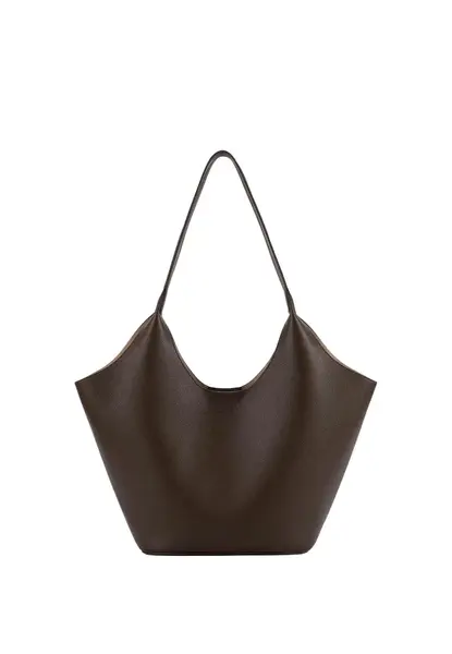 Seidenfelt Shopper 'Nelma Tulip'  tmavohnedá