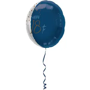 Balónek foliový HB 18 Elegant True Blue 45cm