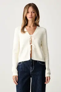 Guess Jeans  kardigan dámský s viskózou