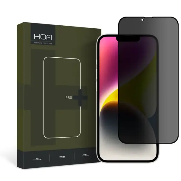 HOFI Anti Spy ochranné sklo na iPhone 13 Pro Max / 14 Plus