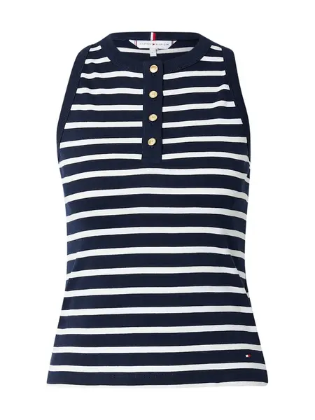TOMMY HILFIGER Top  modrá / biela