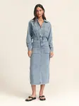 St MRLO Šaty 'HAMISH MIDI DRESS'  modrá