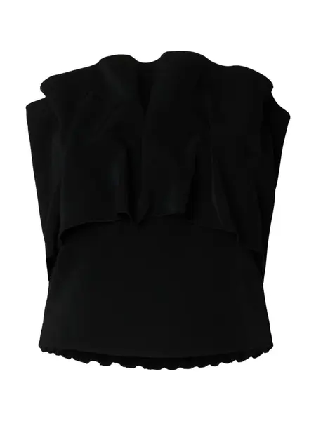 SELECTED Top 'SLFVinelle'  čierna