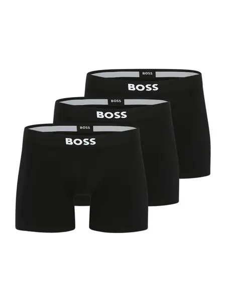 BOSS Boxerky  čierna / biela