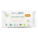 NATY Dětské vlhčené hygienické ubrousky 56 ks