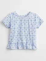 GAP Dětské tričko wrap back t-shirt - Holky