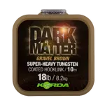 Korda šňůrka Dark Matter Tungsten Coated Braid Brown 18lb 10m