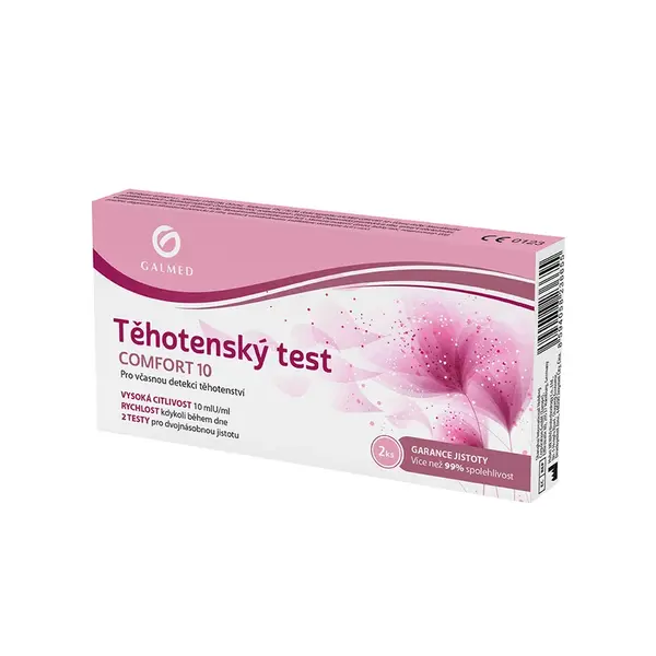 Galmed Těhotenský test Comfort 10 2 ks