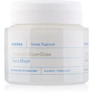 Korres Greek Yoghurt osviežujúca hydratačná maska s probiotikami 100 ml