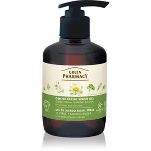 Green Pharmacy Green Tea Face Wash jemný čistiaci gél pre mastnú a zmiešanú pleť 270 ml