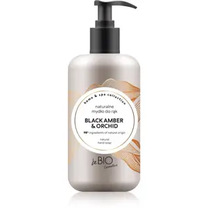 beBIO Home & Spa prírodné mydlo na ruky Black Amber & Orchid 300 ml