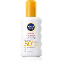 NIVEA SUN Protect & Sensitive ochranný sprej na opaľovanie SPF 50+ 200 ml