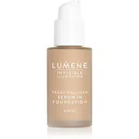 Lumene Invisible Illumination Vegan Collagen Serum in Foundation ľahký make-up s vyživujúcim účinkom SPF 30 4 30 ml