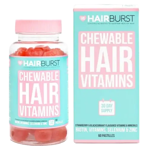 HAIRBURST gumené vlasové vitamíny 60 ks