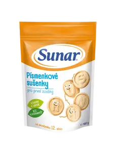 SUNAR detské sušienky písmenkové 150 g