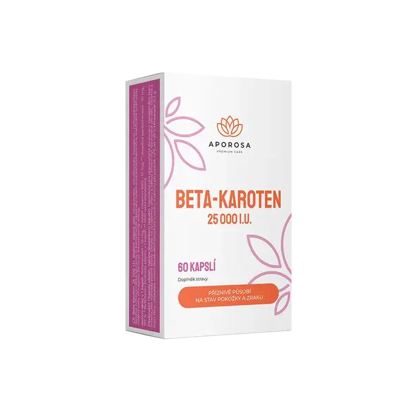 APOROSA Beta karoten 25 000 I.U. 60 kapslí