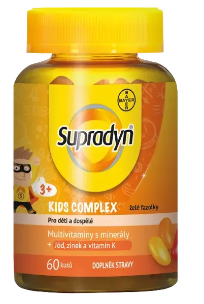 SUPRADYN Kids Complex želé fazuľky 60 ks