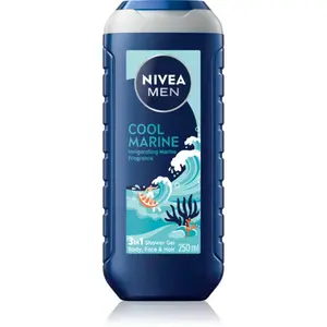 NIVEA MEN Cool Marine sprchový gél na telo a vlasy 250 ml