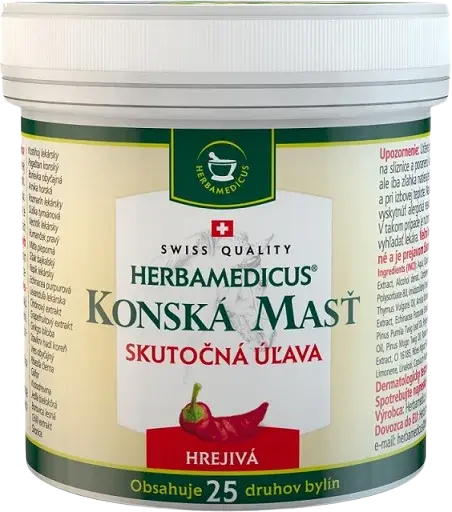 HERBAMEDICUS Konská masť hrejivá 250 ml