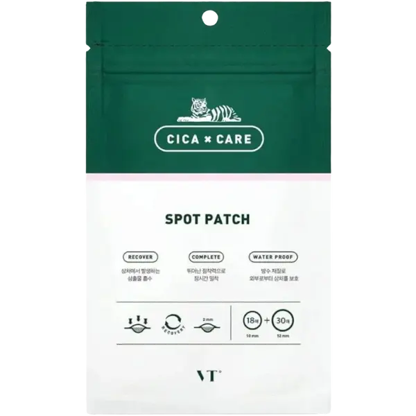 VT COSMETICS CICA Upokojujúce náplasti na pupienky 48 ks