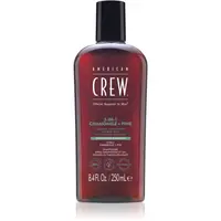 American Crew 3 in 1 Chamimile + Pine 3 v 1 šampón, kondicionér a sprchový gél pre mužov 250 ml