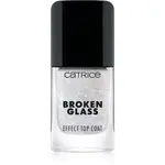 Catrice Broken Glass Effect Top Coat vrchný lak na nechty s trblietkami odtieň 050 Sparkling Reflection 10.5 ml