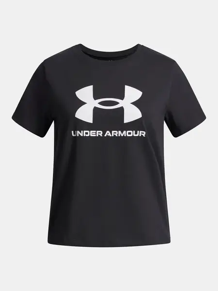 Girls' T-shirt Under Armour UA BIG LOGO SS-BLK - Girls