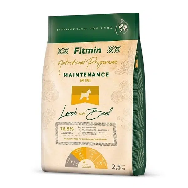 Fitmin Dog Mini Maintenance Lamb With Beef 2,5 kg | Granule pre psov